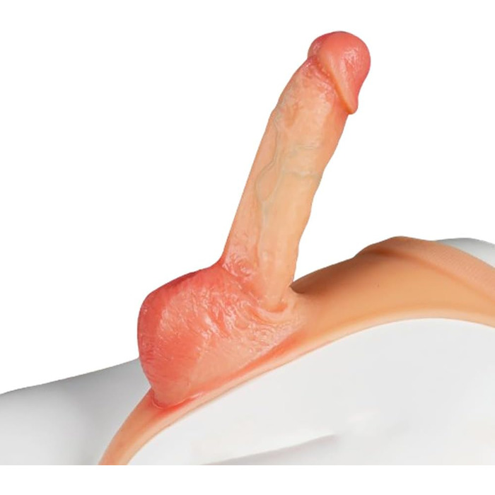 Реалістична пеніс-манжета з венами та яєчками для чоловіків та жінок, SM-іграшка, збільшувач пеніса