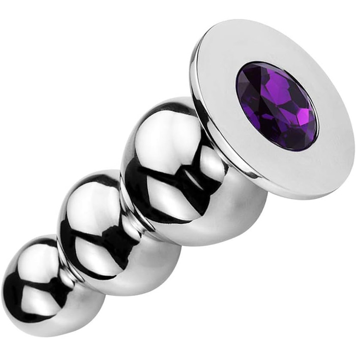 Анальний плагін з нержавіючої сталі з кулями - іграшка для дорослих, SM для жінок, пар, чоловіків