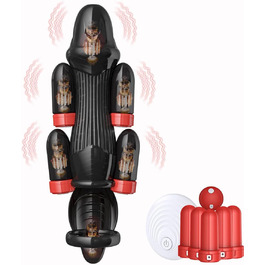 Електричний вібратор для чоловіків Jomyu з 10 режимами та 6 вібруючими яйцями – тренажер для стимуляції ерогенних зон