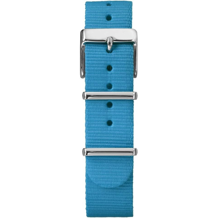 Ремінець для годинника Timex TW7C07600 NATO з нейлону, 18 мм, синій