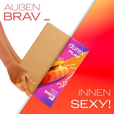 Інтимна іграшка Durex Slide & Vibe для чоловіків та пар - вібратор з 7 режимами вібрації та 3 режимами лизання, USB-зарядка, водонепроникний