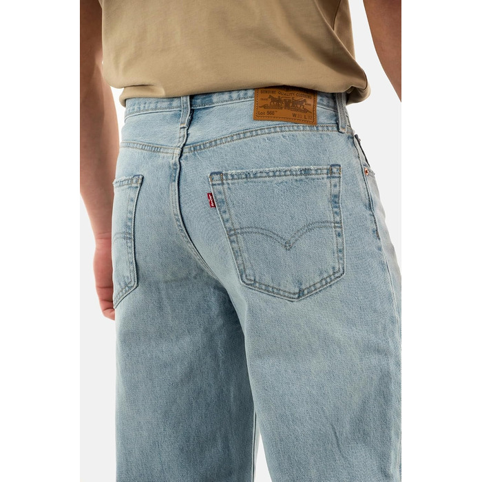 Чоловічі джинси Levi's 568 Loose Straight світло-блакитні Baby Blue Essentials, 34W/34L