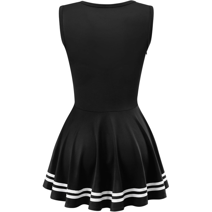 Чорний боді-міні з безрукавною конструкцією LittleForBig, XXL, для дорослих