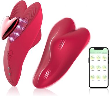 Вібратор для жінок та пар з пультом дистанційного керування, 10 режимів, Butterfly Vibrator