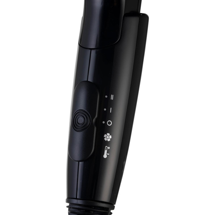 Фен для волосся Braun Satin Hair 3 Style&Go HD350 з іонізацією IonTec, складаний, 1600 Вт, чорний