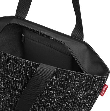 Сумка-шопер reisenthel shopper M — містка жіноча сумка та стильна ручна сумка з водовідштовхувального матеріалу букле, чорна