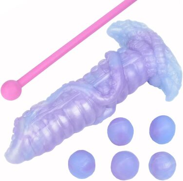 Анальний дилдо Октопус з 5 силіконовими яйцями - фантазія SM для жінок та чоловіків (SE2166)