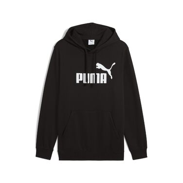 Чоловіча толстовка з капюшоном PUMA Essentials No. 1 Logo Hoodie, чорна, розмір 4XL