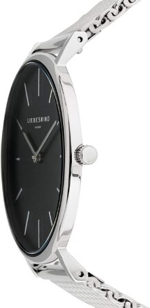 Жіночий наручний годинник Liebeskind Berlin LT-0156-MQ IP Black (Сріблястий / Чорний)