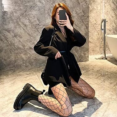 Штани-сітки SHALOLY для жінок: стильні, блискучі, ідеальні для вечірок та клубів (чорний)