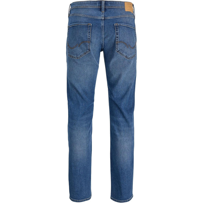 Чоловічі джинси Jack & Jones JJIClark Basic Straight синього кольору, прямий крій, Blue Denim (32W / 32L)