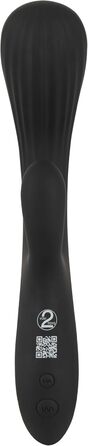 Вібратор Інтенс Кролик Чорний, 4,3 см, для G-точки