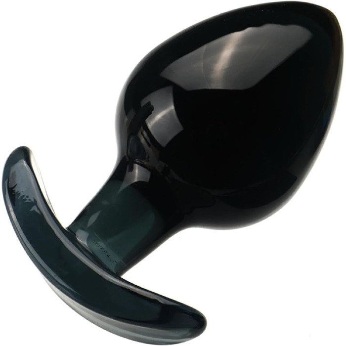 Анальний масажер MSTMAZZ з великого скла, XXL, для простати, прозорий, для жінок та чоловіків