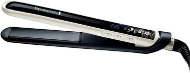 Випрямляч для волосся Remington Pearl S9501 з керамічним покриттям та перлами, LCD-дисплеєм, регулюванням температури 150-235°C та сумкою для зберігання