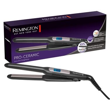 Випрямляч для волосся Remington Ceramic Straight S3500 з керамічним турмаліновим покриттям, чорний
