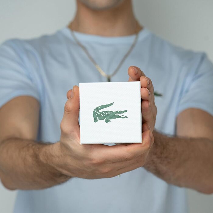 Аналоговий кварцовий годинник Lacoste 12.12 унісекс з силіконовим ремінцем Petit Piqué, бірюзовий (MEN, Turquoise)