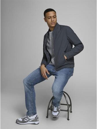 Чоловічі джинси Jack & Jones JJORIGINAL Slim Fit синього кольору (33W / 30L)