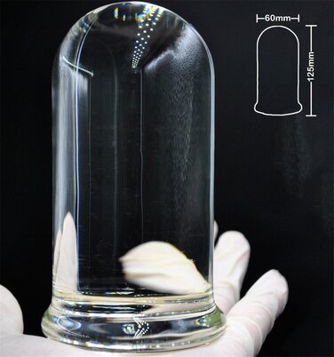 Скляний дилдо для ануса OnundOn - 12.5 * 6 см