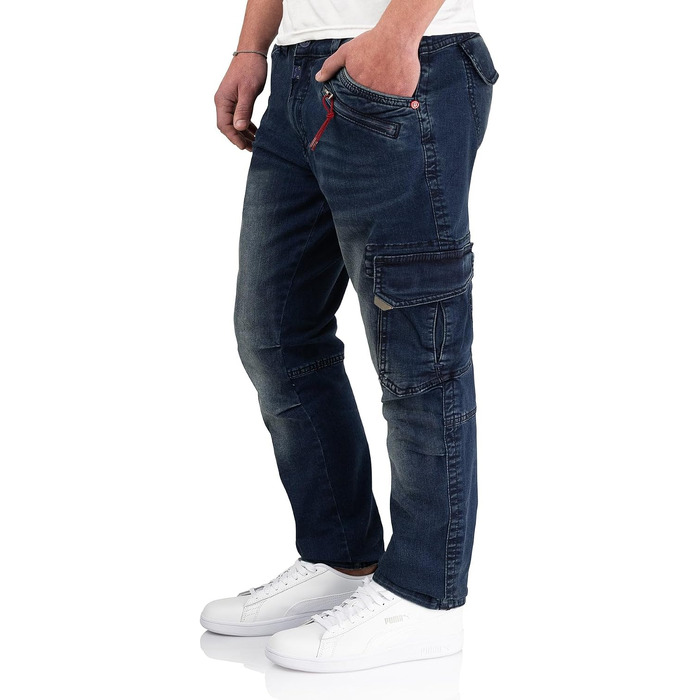 Чоловічі штани-карго Timezone Regular RogerTZ світло-блакитного кольору Light Royal Wash, 32W / 32L