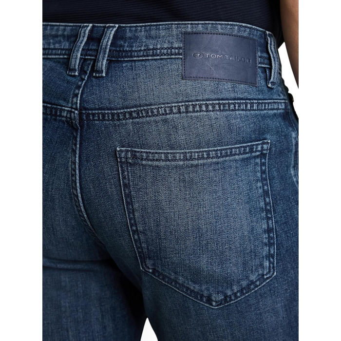 Чоловічі джинси Tom Tailor TTJOSH Regular Slim, колір Mid Stone Bright Blue Denim, розмір 34W/32L
