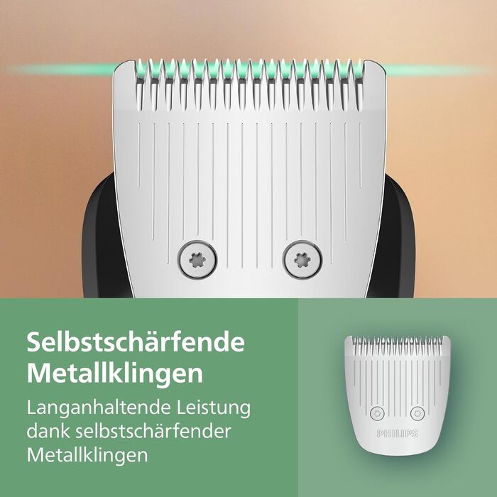 Універсальний тример Philips Multigroom Series 5000 MG5918/15 10-в-1 для бороди, волосся та тіла, самозагострювальні металеві леза, 11 налаштувань довжини (0,5–16 мм)