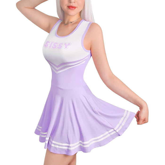 Комбінезон без рукавів Littleforbig для жінок, фігурна міні-сукня, колір фіолетовий, розмір XS