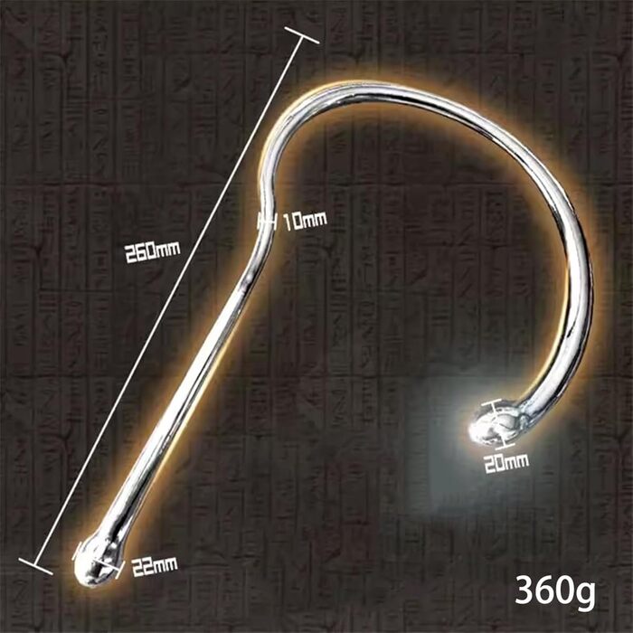 Анальний масажер Doppelkopf з нержавіючої сталі для стимуляції G-точки та простати, масажний стрижень для чоловіків та жінок, преміум-анальний плагін, двосторонній дildo для інтимної масажу