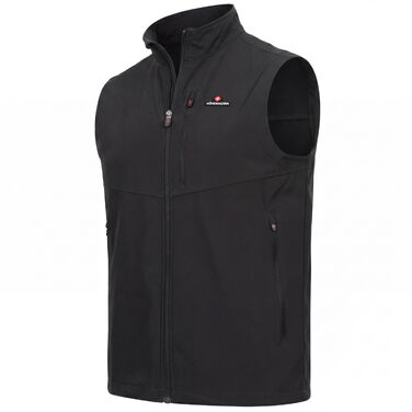 Чоловіча жилетка Softshell Höhenhorn Allalin для активного відпочинку та бігу, чорна, розмір L