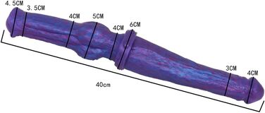 Подвійний анал-дилда Jixaxe 40см з реалістичним дизайном коня та собаки - сексуальні іграшки для жінок