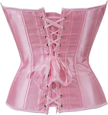 Корсет Daen Korsett великого розміру, сексуальний корсет, топ, спідня білизна (S, Рожевий)