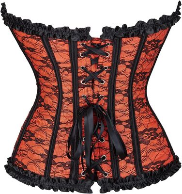 Корсет-корсет Grebrafan для жінок, апельсиновий (36-38)