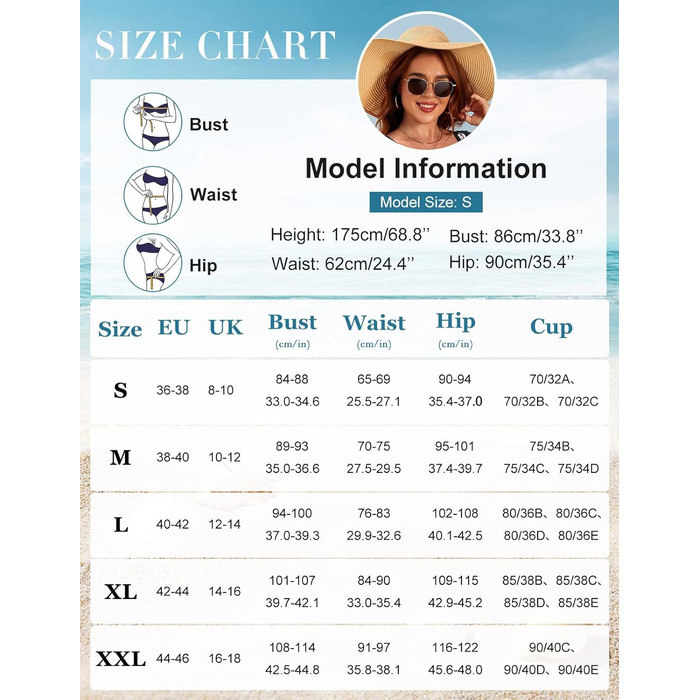 Світшот Badeanzug Damen Einteiige Bauchweg Bademode Push Up Swimsuit Vintage Raffung One Piece Große Größe Schwimmanzug Tummy Contro Schankheits Strandmode (Bunte Drucke, S)