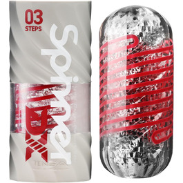 TENGA SPINNER DX 01 Drops - чоловічий мастурбатор з реалістичною структурою та зразком лосьйону (сірий)