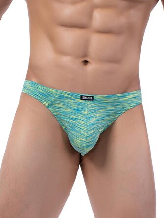 Танга чоловічі iKingsky, швидке сохнення, низька талія, кольорові, для чоловіків (L, Зелений)