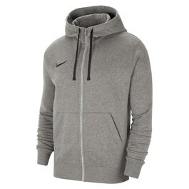 Чоловіча спортивна толстовка Nike Park 20 з капюшоном та блискавкою, темно-сіра (Dk Grey Heather/Black)