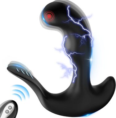 Вібратор для простати - анальний вібратор з 5 імпульсів та 10 вібрацій для чоловіків та жінок. Іграшки для анального сексу, парні іграшки.