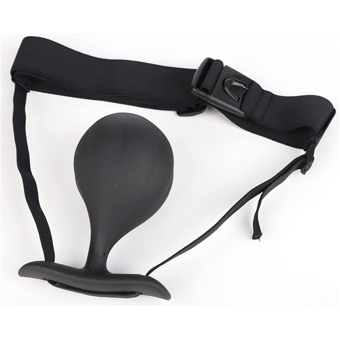 Анальний плагін Jinqian з силікону з металевою кулею, носимий дилда, Buttplug з ханесом, ременем, великі анальні кулі, анальний плагін, дилататор, секс-іграшка для жінок та чоловіків (золото)