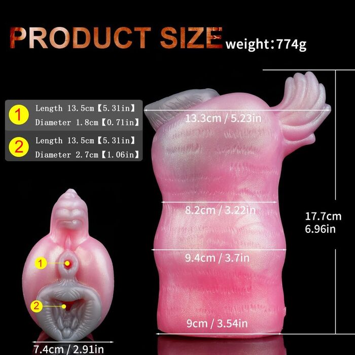 Мастурбатор з силікону 