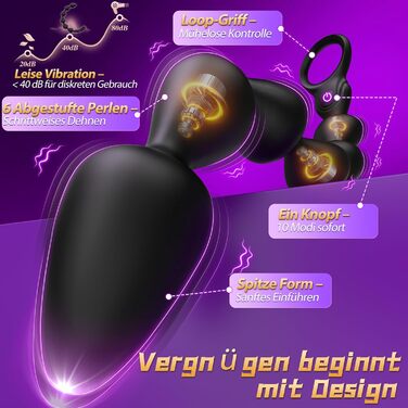 Анальний дildo з рідкого силікону з 10 режимами вібрації, 36 см. Іграшка для пар, BDSM, стимуляція простати (для чоловіків та жінок)