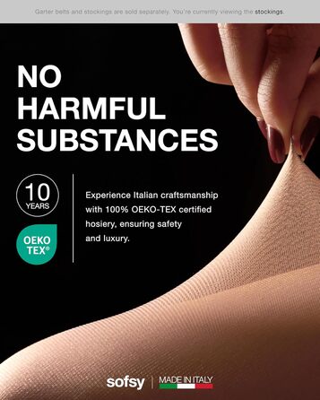 Нейлонові панчохи Softy Strapsstrümpfe 15 DEN для ремінців, коричневі, розмір S