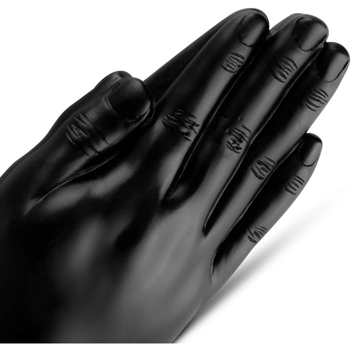 Анальний секс-іграшка BUTTR Double Trouble Fisting Dildo, Чорний, XXL, для досвідчених користувачів