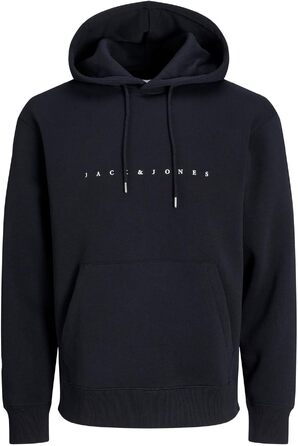 Чоловічий худі Jack & Jones JJESTAR JJ Sweat Hood, Relaxed Fit, колір Cocoa, розмір XL