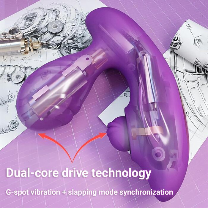 Вібратор-метелик для жінок: кліторальний та G-точковий, 9 режимів, з пультом дистанційного керування, перезаряджається