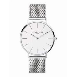 Жіночий наручний годинник Liebeskind Berlin LT-0156-MQ IP Black (Сріблястий / Білий)
