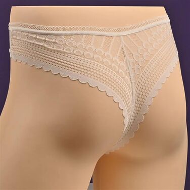 Боксери чоловічі 4 шт./уп. Сексуальні боксери великих розмірів з мереживом, блискучі, з бавовни, дихаючі, шовкові, прозорі труси G-String L (закритий чохол) Білий