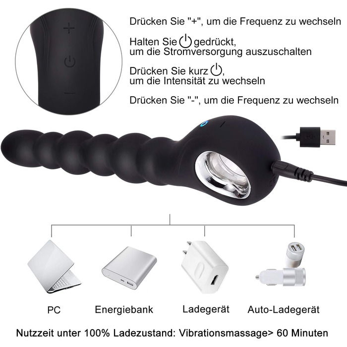 Вібратор для простати Greenpinecone Super Analvibrator - 7 режимів, силікон, для чоловіків та жінок