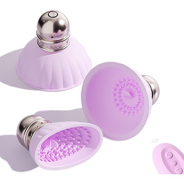 Вібратор для сосків Lmgoc з функцією лизання язиком, 9 режимів, масажер для клітора, електричний масажер грудей, збільшення грудей, секс-іграшка для жінок