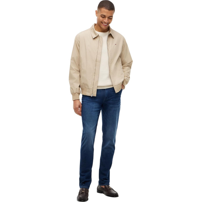 Чоловічі джинси Tommy Hilfiger Bleecker Flex Slim Fit, колір Mohave Indigo (Denim Gene Blue), розмір 38W/32L