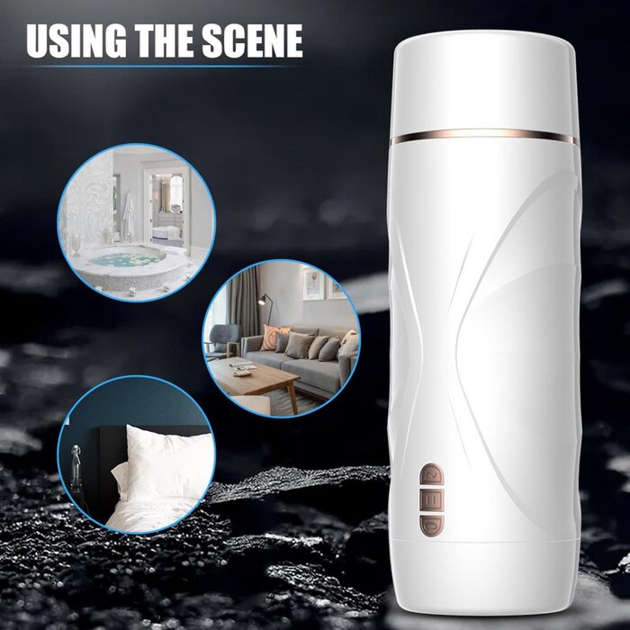 Автоматичний мастурбатор з 10 вібраціями та 5 режимами стимуляції для чоловіків