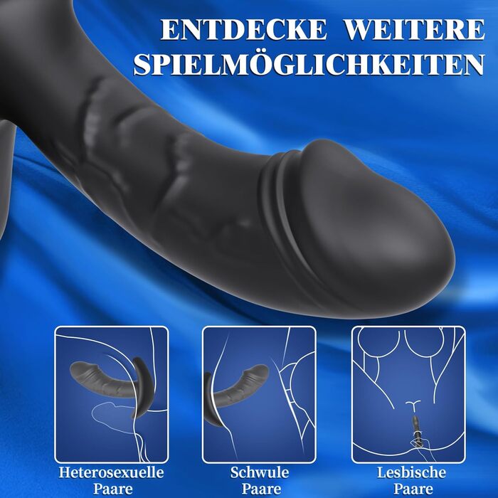 Анальний плагін (набір 3 шт) для жінок та чоловіків, силіконовий, T-подібна база - Dildo, секс-іграшка для початківців та досвідчених